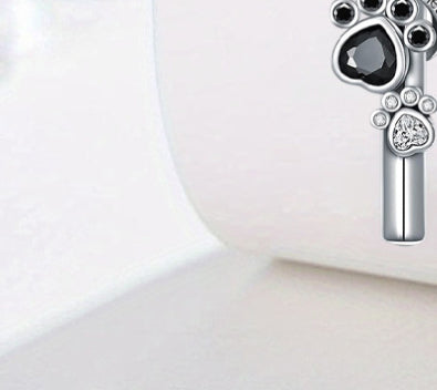 Creative Cross Cat's Paw Pendant Necklace