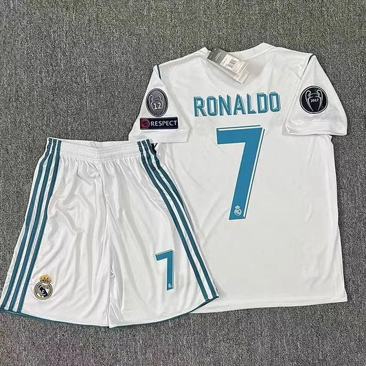 Vintage No. 7 Cristiano Ronaldo 1718 Real Madrid