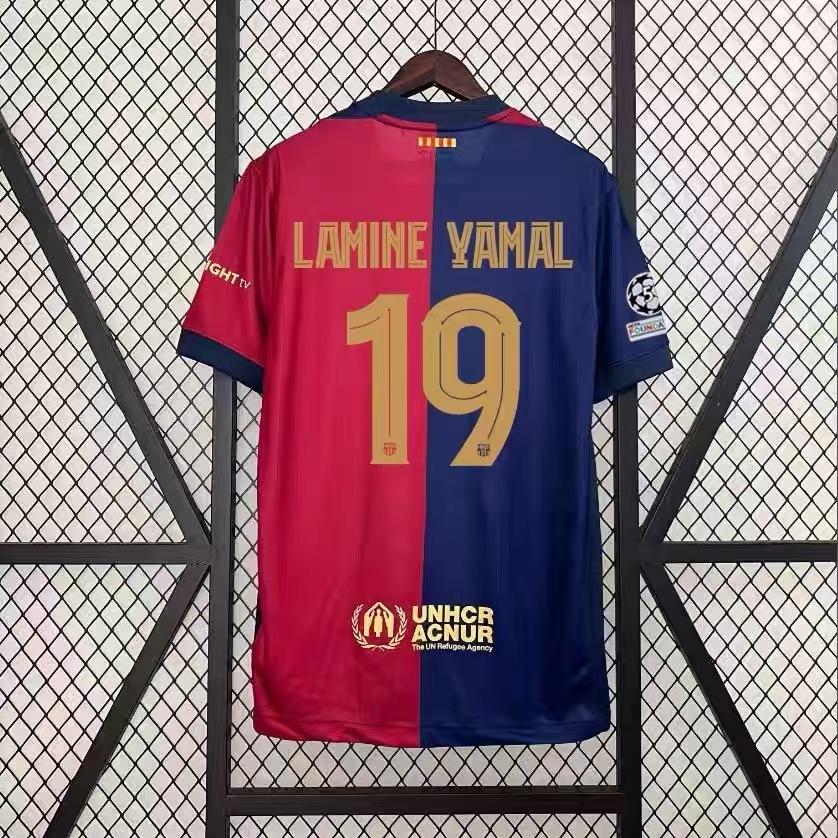 Soccer Jersey Player Version Slim Fit Best Quality Home 24-25 Barcelona