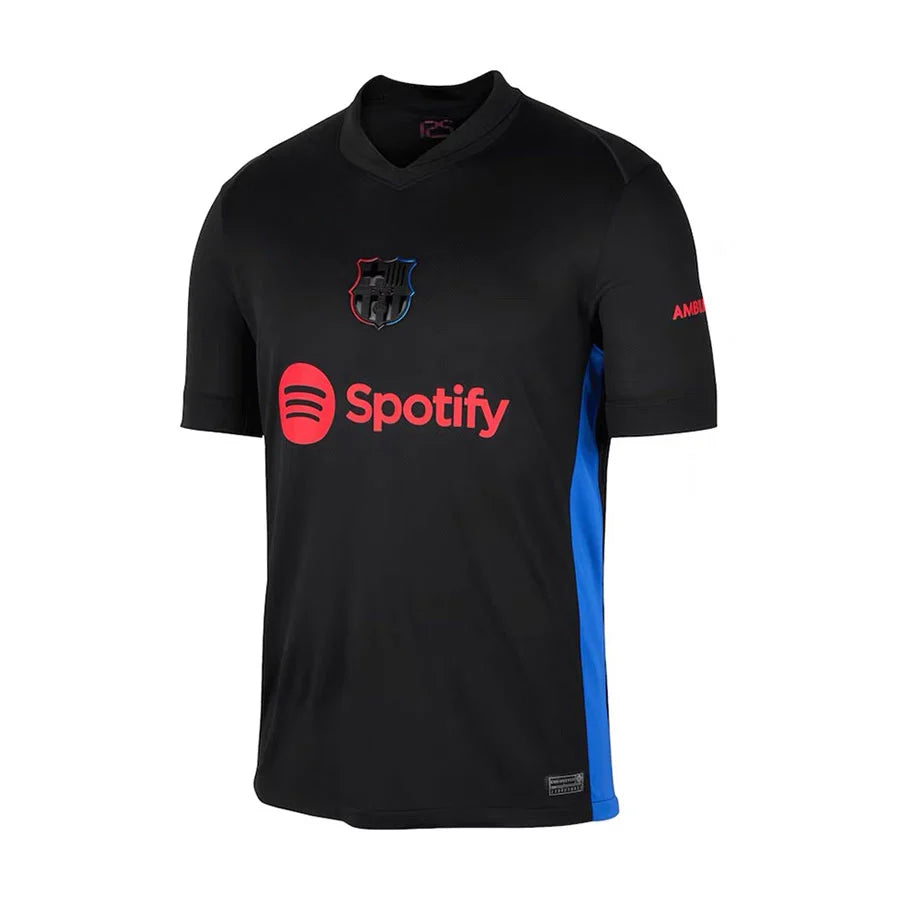 2425 Barcelona Away Black Red Soccer Jersey
