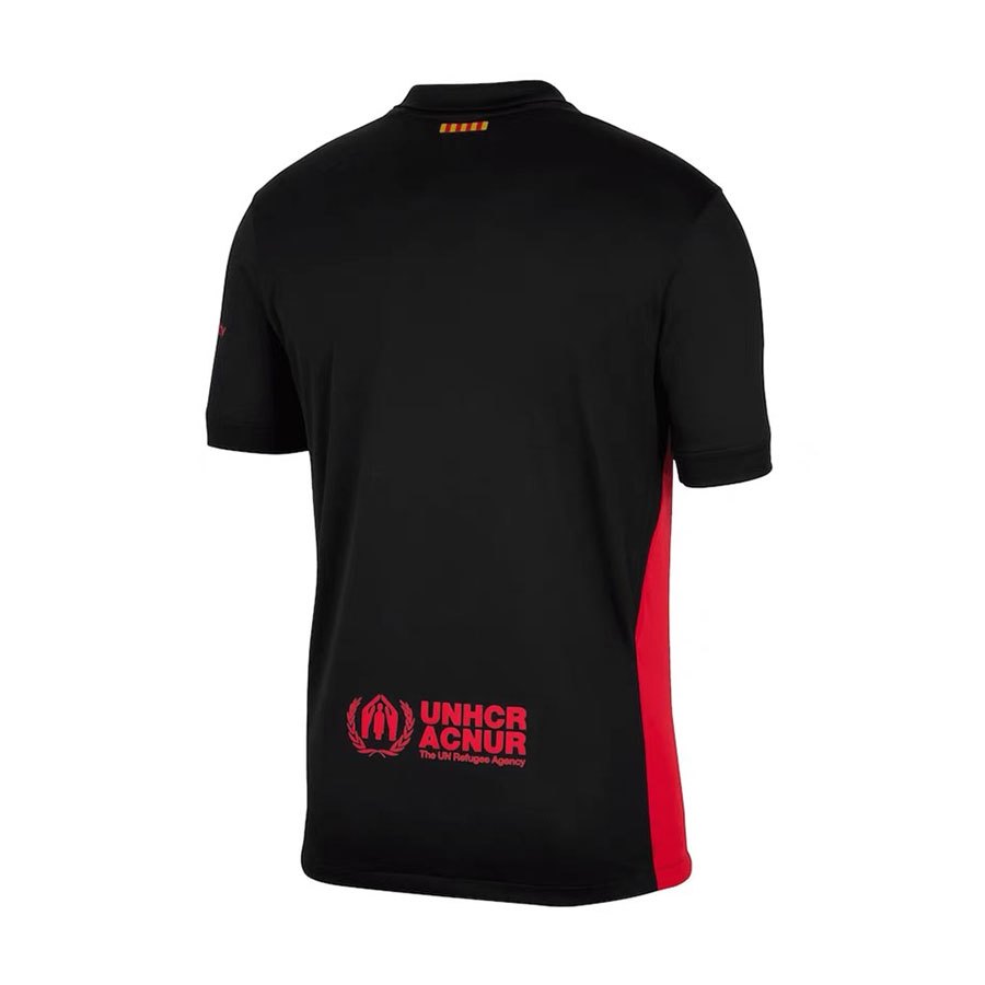 2425 Barcelona Away Black Red Soccer Jersey