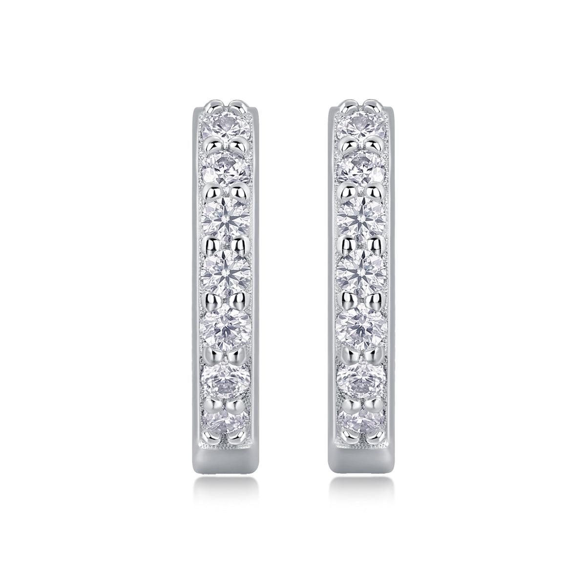 Sure Diamond Set Moissanite Silver Earrings Luxury Fashion Diamond Earrings Stud Earrings
