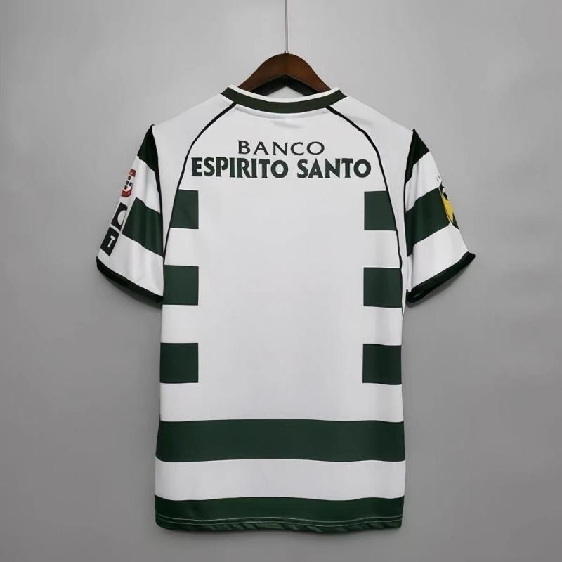 Lisbon Sports Home Cristiano Ronaldo's Long-Sleeved Jersey - Banco Espirito Santo C Ronaldo 28 Black White Striped Design