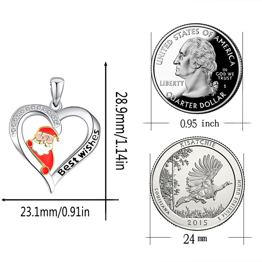 Christmas Gift Women's Love Pendant Necklace
