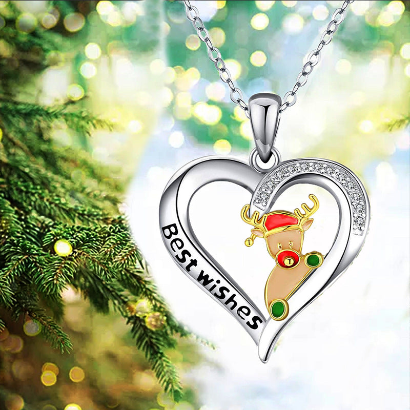 Christmas Gift Women's Love Pendant Necklace