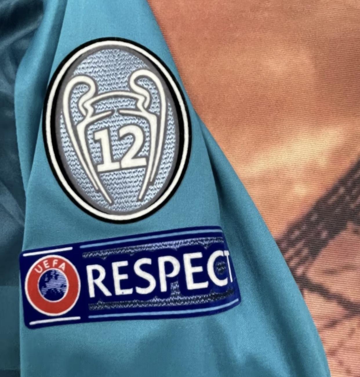 2017 2018 Away Retro Blue No.7 Ronaldo Short Sleeved Soccer Jersey