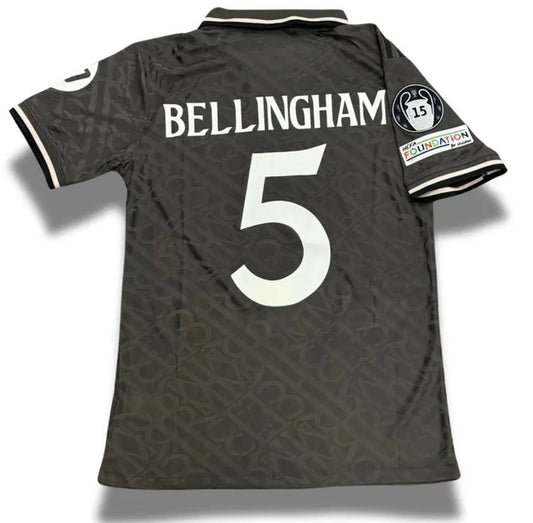 Soccer Jersey _ Player Version _ Slim Fit _ Best Quality _ Grey _ BELLINGHAM5