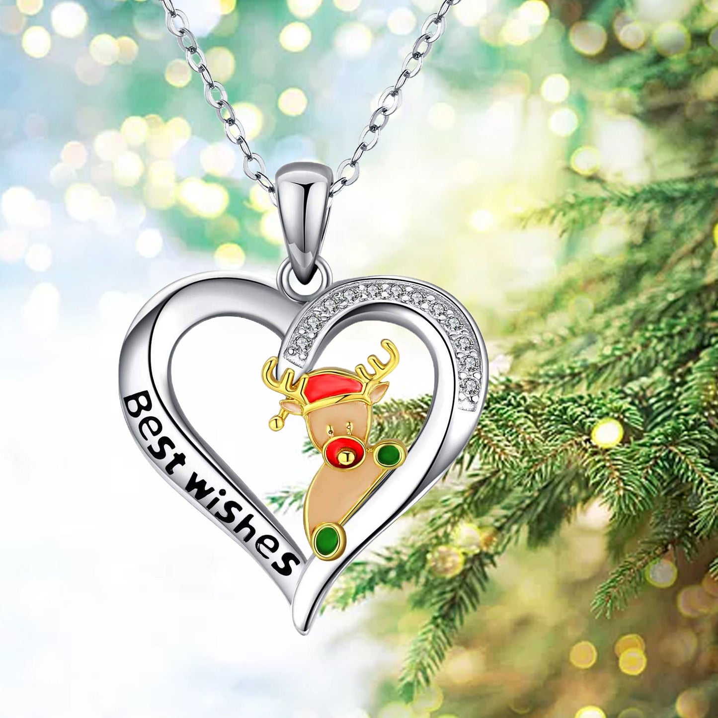 Christmas Gift Women's Love Pendant Necklace