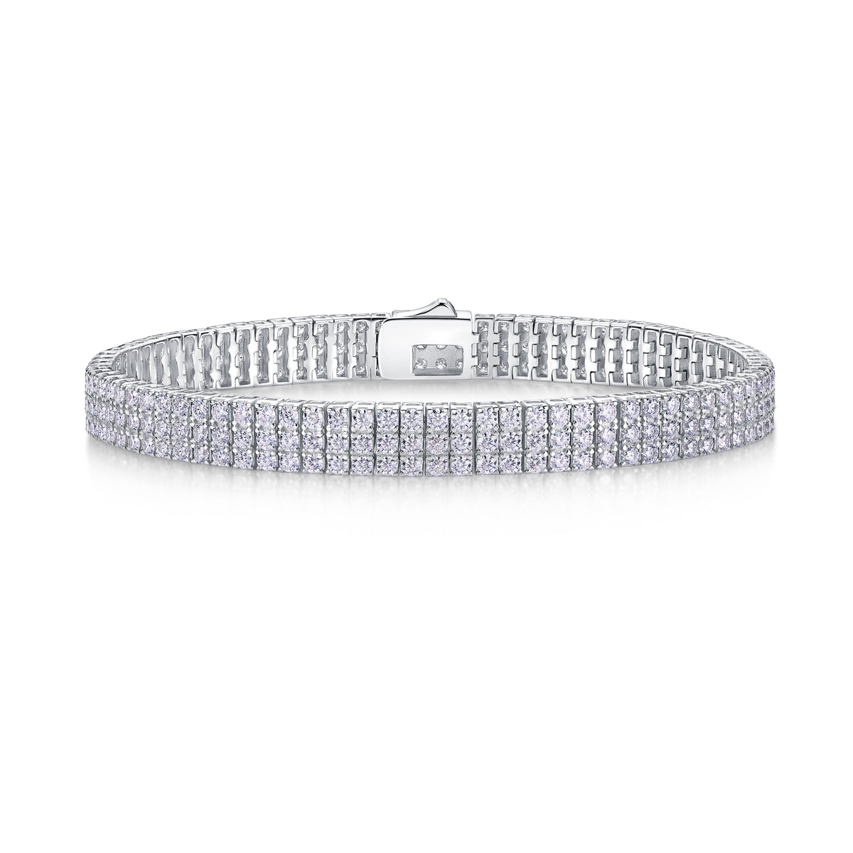 Chain Guanghua Luxury Fashion Mosan Diamond S925 Silver Bracelet Comparable To Natural Diamonds
